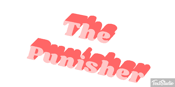 The Punisher Effetto testo