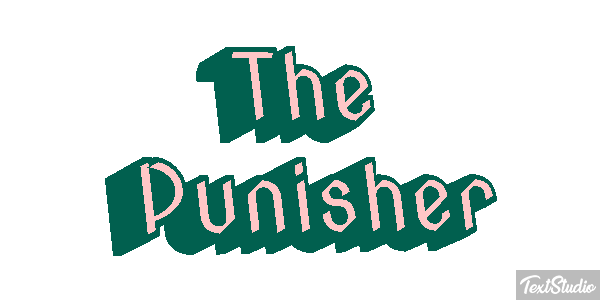 The Punisher Effetto testo