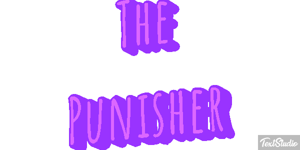 The Punisher Effetto testo