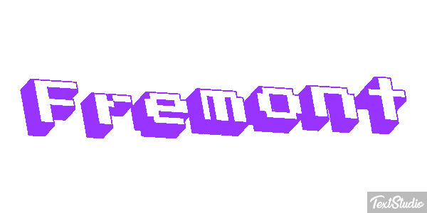 Fremont Effetto testo