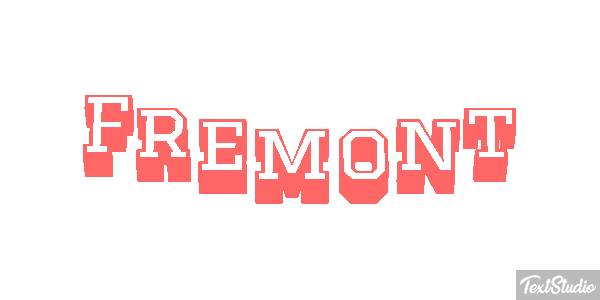 Fremont Effetto testo