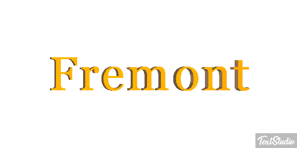 Fremont Effetto testo