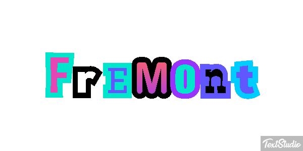 Fremont Effetto testo