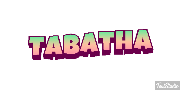 Tabatha Tekst effect