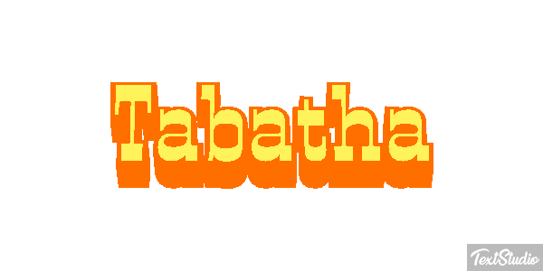 Tabatha Tekst effect