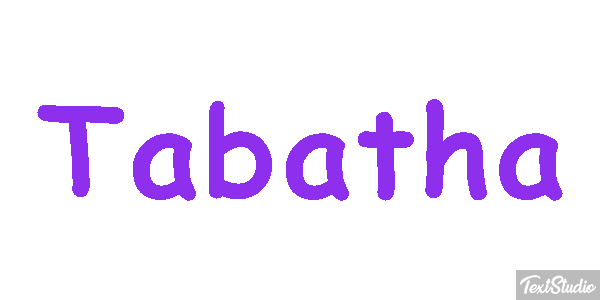Tabatha Tekst effect