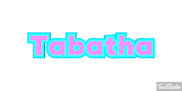 Tabatha Tekst effect