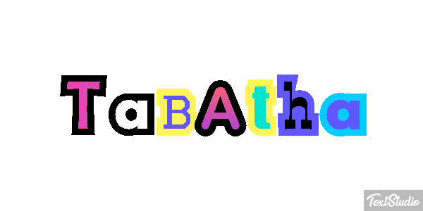 Tabatha Tekst effect