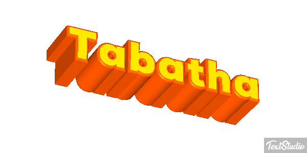 Tabatha Tekst effect
