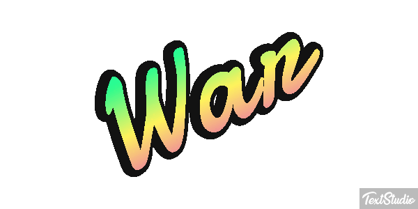 War テキスト効果