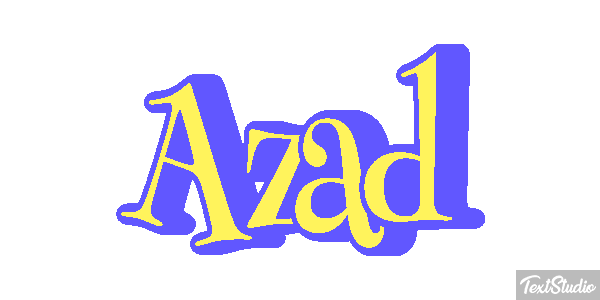 Azad Effetto testo