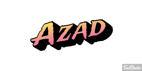 Azad Effetto testo