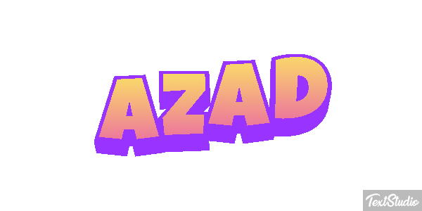 Azad Effetto testo