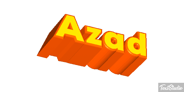 Azad Effetto testo