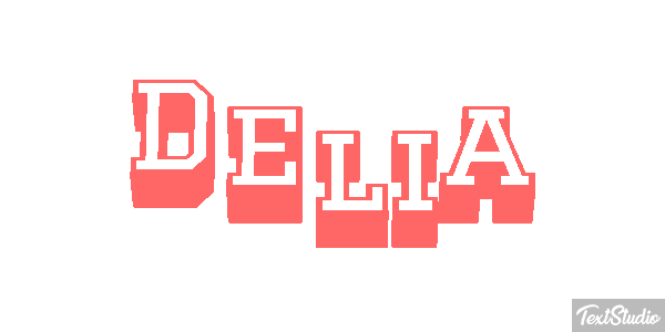 Delia Texteffekt