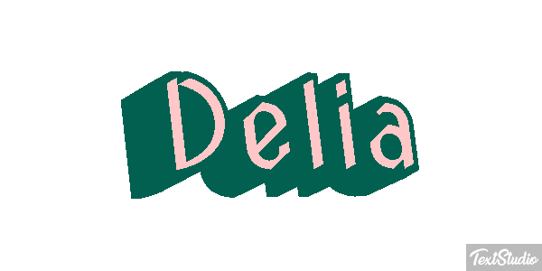 Delia Texteffekt