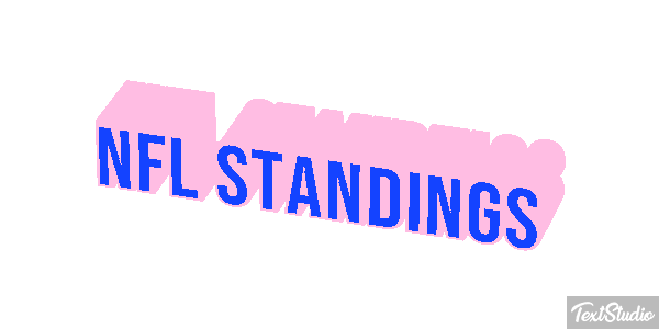 Nfl Standings Metin efekti