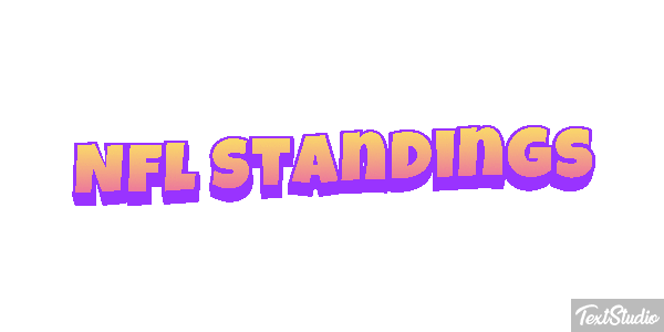 Nfl Standings Metin efekti