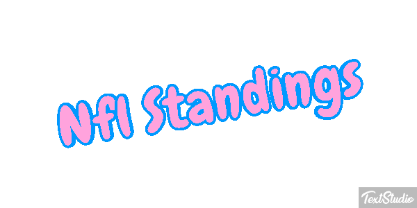 Nfl Standings Metin efekti