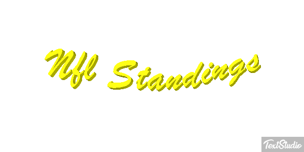 Nfl Standings Metin efekti