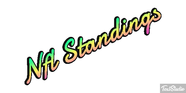 Nfl Standings Metin efekti