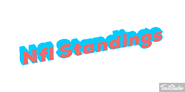Nfl Standings Metin efekti