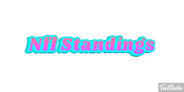 Nfl Standings Metin efekti