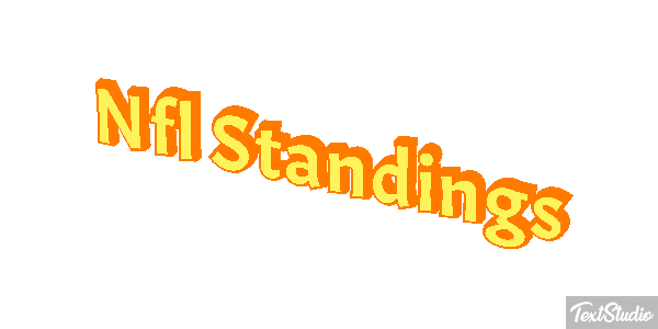 Nfl Standings Metin efekti