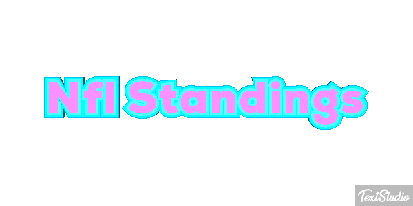 Nfl Standings Metin efekti