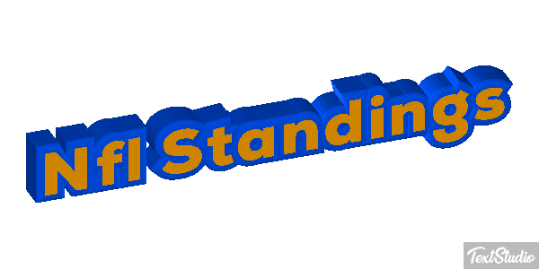 Nfl Standings Metin efekti