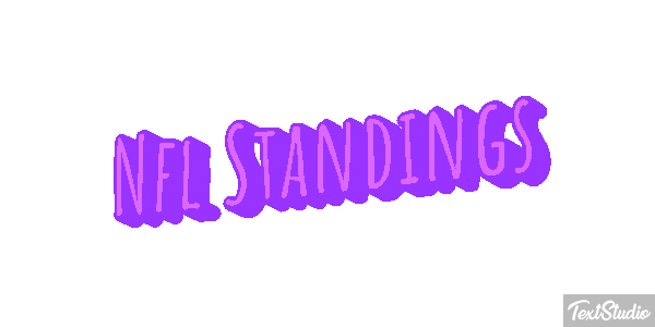Nfl Standings Metin efekti