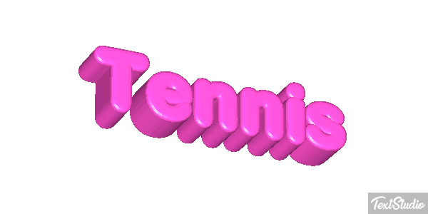 Tennis Effetto testo