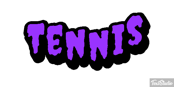Tennis Effetto testo