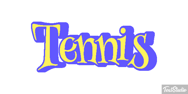 Tennis Effetto testo