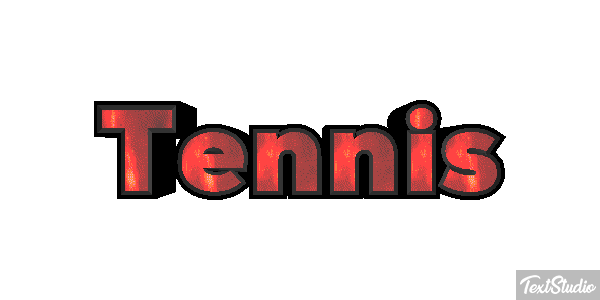 Tennis Effetto testo
