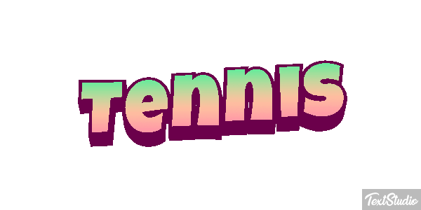 Tennis Effetto testo