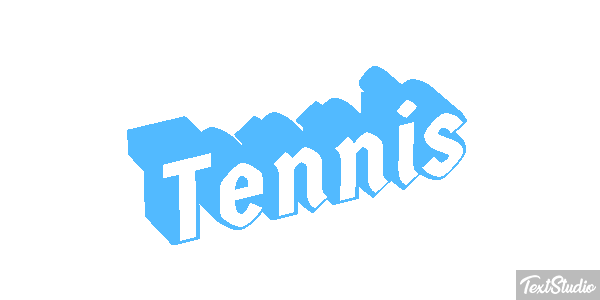 Tennis Effetto testo