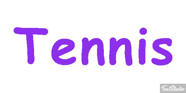 Tennis Effetto testo