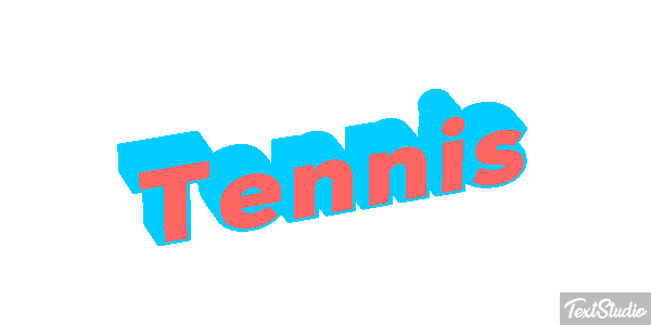 Tennis Effetto testo