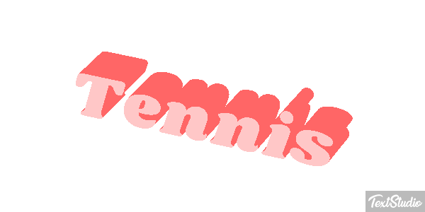 Tennis Effetto testo