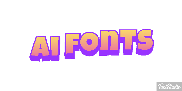 Ai Fonts Effetto testo