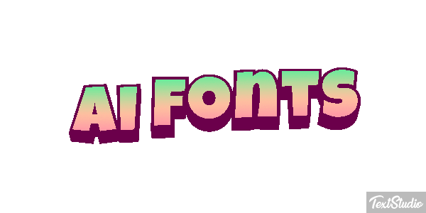 Ai Fonts Effetto testo