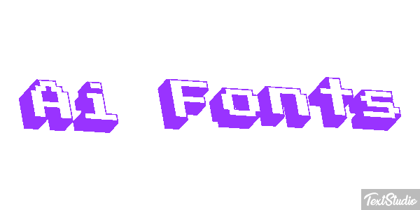 Ai Fonts Effetto testo