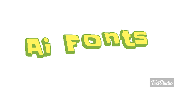 Ai Fonts Effetto testo