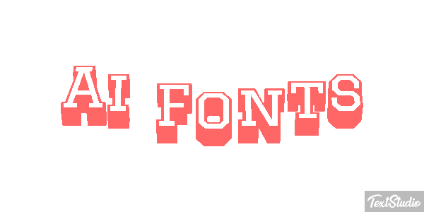 Ai Fonts Effetto testo