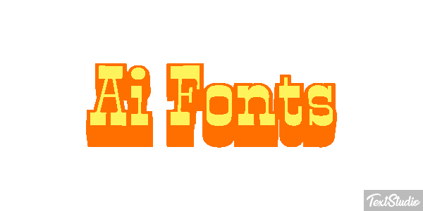 Ai Fonts Effetto testo