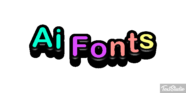 Ai Fonts Effetto testo