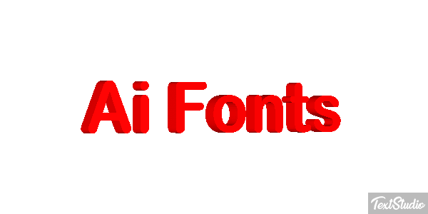 Ai Fonts Effetto testo