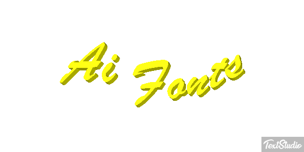 Ai Fonts Effetto testo