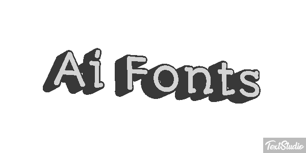 Ai Fonts Effetto testo